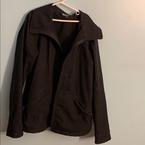 Northface black wind breaker